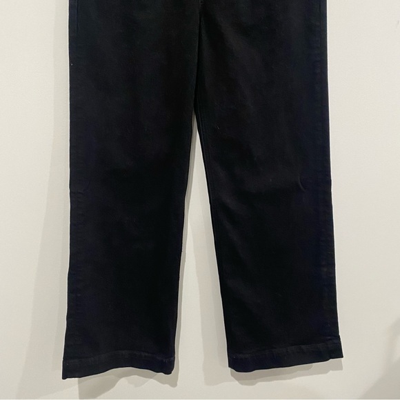 J CREW Black Wide-Leg Denim Trouser High-Rise Size 28 - Picture 5 of 13